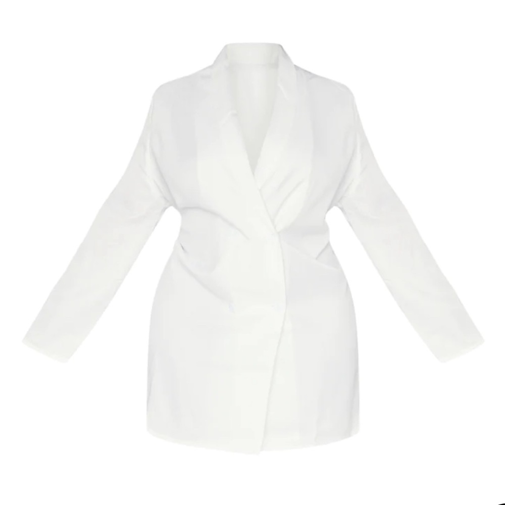 PrettyLittleThing Oversized Double Breasted Blazer Dress - Picture 8 of 8